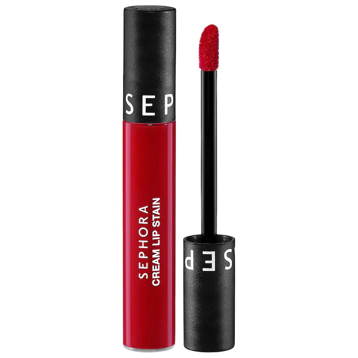 SEPHORA COLLECTION Cream Lip Stain 10HR Liquid Lipstick SIZE 0.16 oz. / 5 mL Colour 94 CHERRY Moon