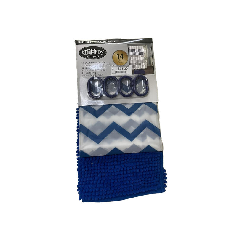 BathSet Kennedy Home Collection Dark Blue